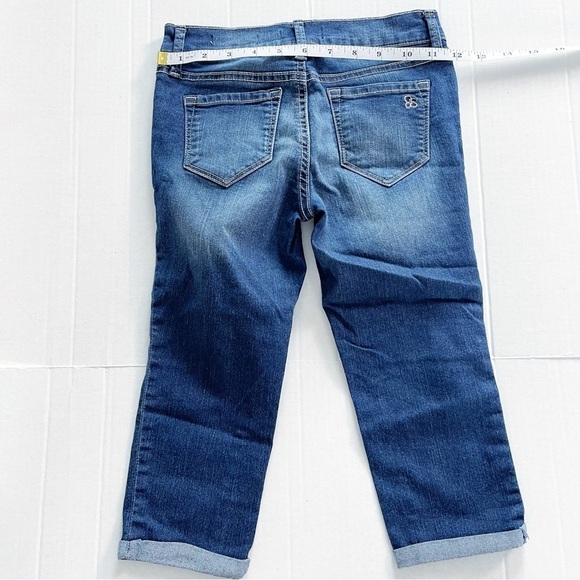 JESSICA SIMPSON Girl’s Rolled Crop Skinny Jeans - Size 7 - Picture 7 of 10